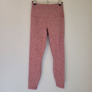 Yogalicious Heather Red Workout Leggings Size XS